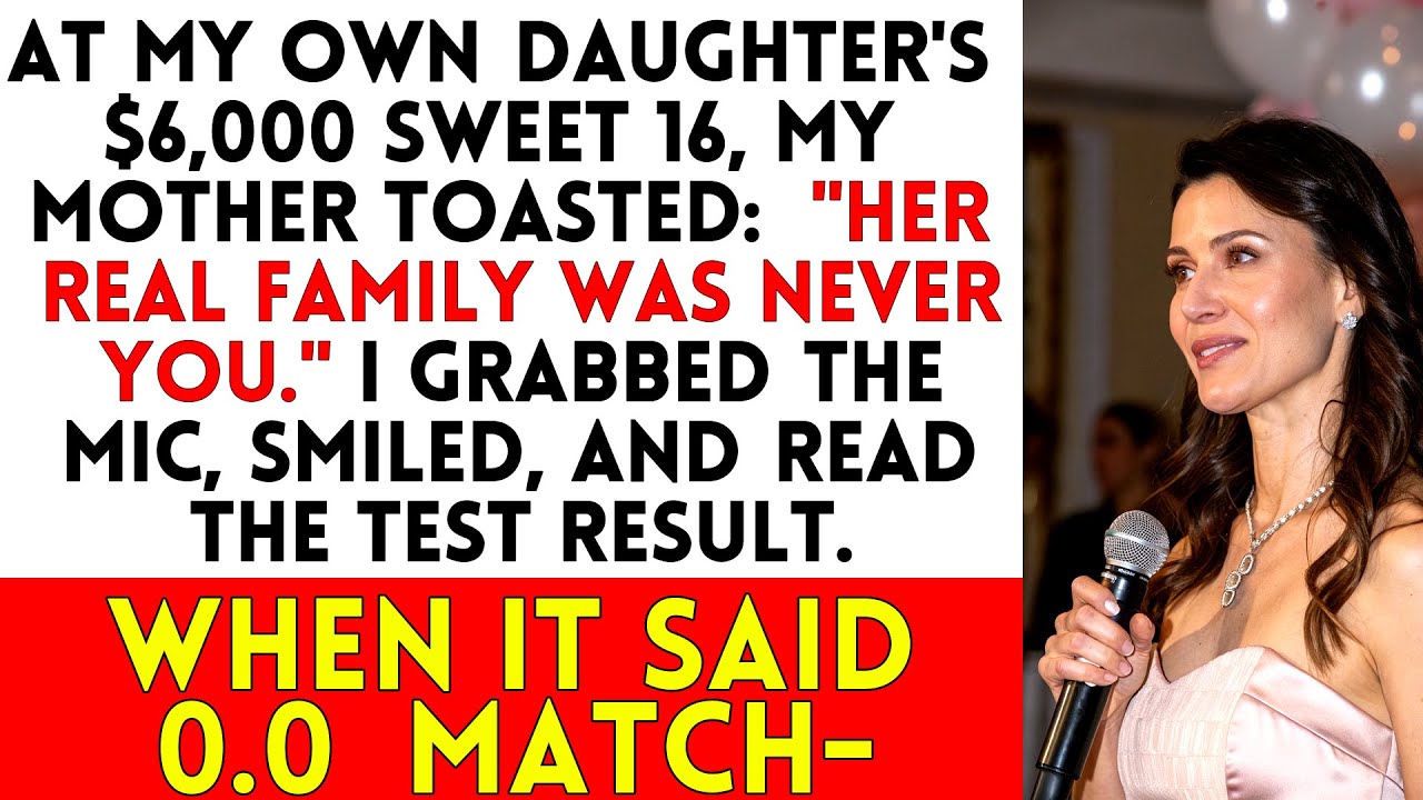 Sweet 16 Toast Turns Into DNA Bombshell at Family Party