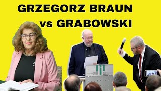 Grzegorz Braun Przerywa Spotkanie Grabowskiego - Dr Ewa Kurek