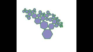 Pythagorean tree, GeoGebra dynamic animation 4