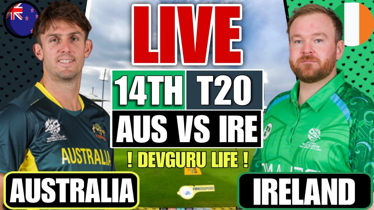 Australia vs Ireland, 14th Match, Group B, ICC Men's T20 World Cup 2026 - Commentary