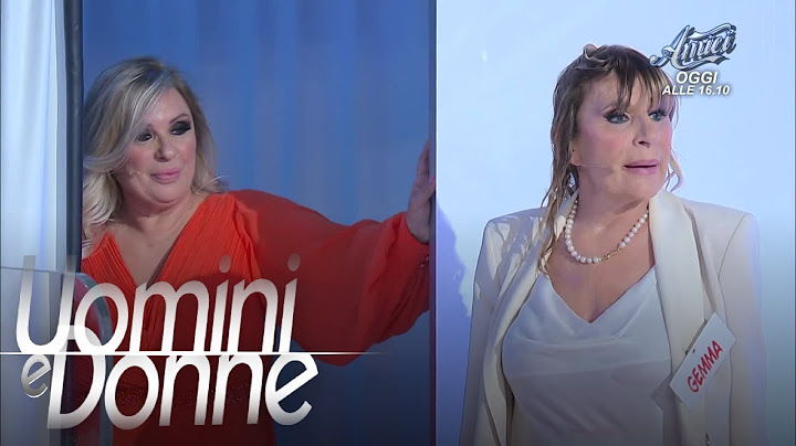 Uomini e Donne, Trono Over - Il "gesto affettuoso" di Tina per Gemma