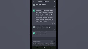 Telling ChatGPT To count to infinity ( AI can be fooled😈 watch video to know ) #viral #shorts #AI...