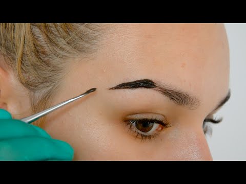 DIY Natural Eyebrow Temporary Tatto Sulam alis w Henna 