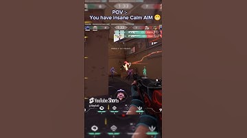 POV - You have insane calm aim😍 | valorant montage | gameplay valorant |crosshair valorant #valorant