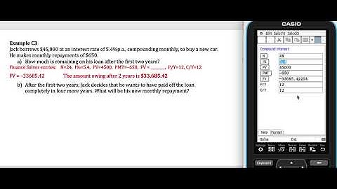 Use Financial Solver (9C - part 3)