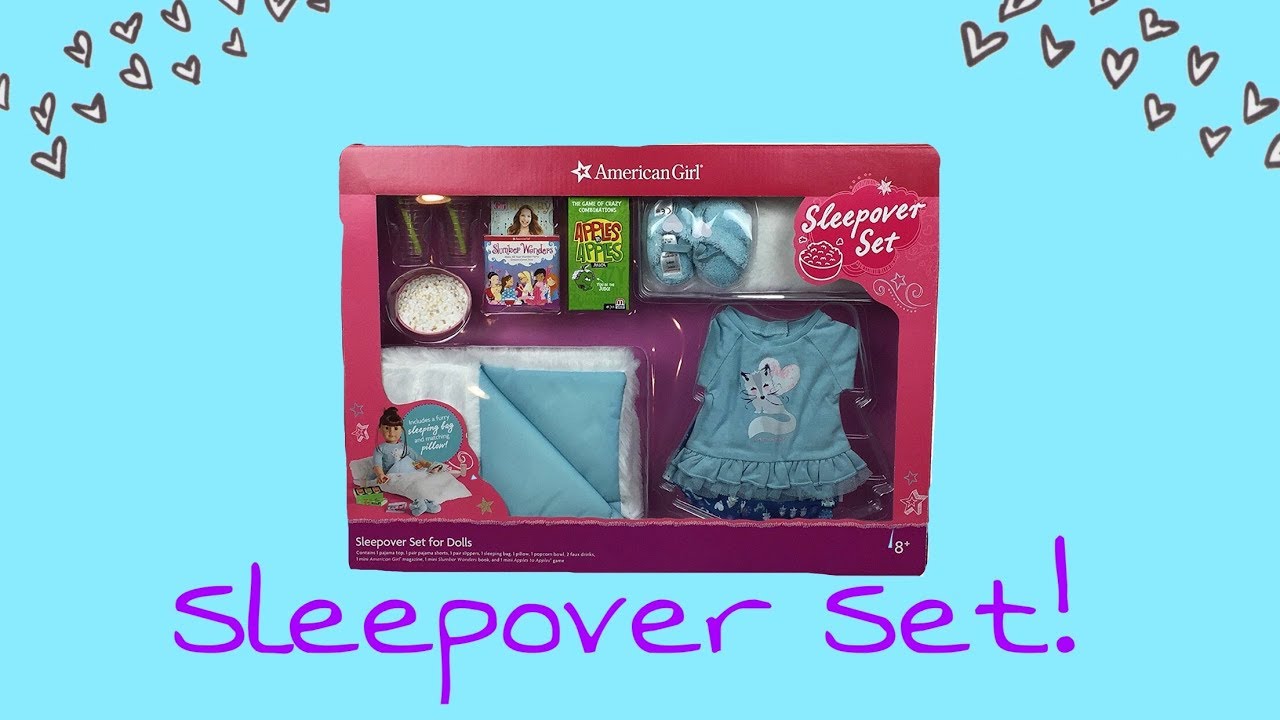 American Girl Sleepover Set Review YouTube