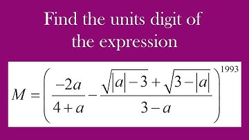 Math Olympiad Problem - How to Find the Units Digit of an Expression