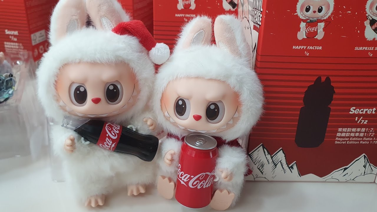팝마트 라부부 코카콜라 키링 개봉 ~ popmart labubu