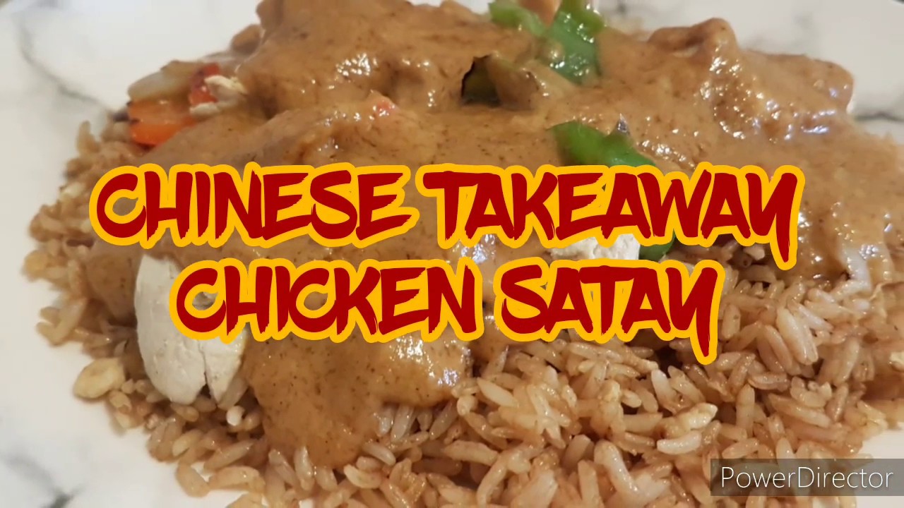 CHINESE TAKEAWAY STYLE Chicken satay YouTube