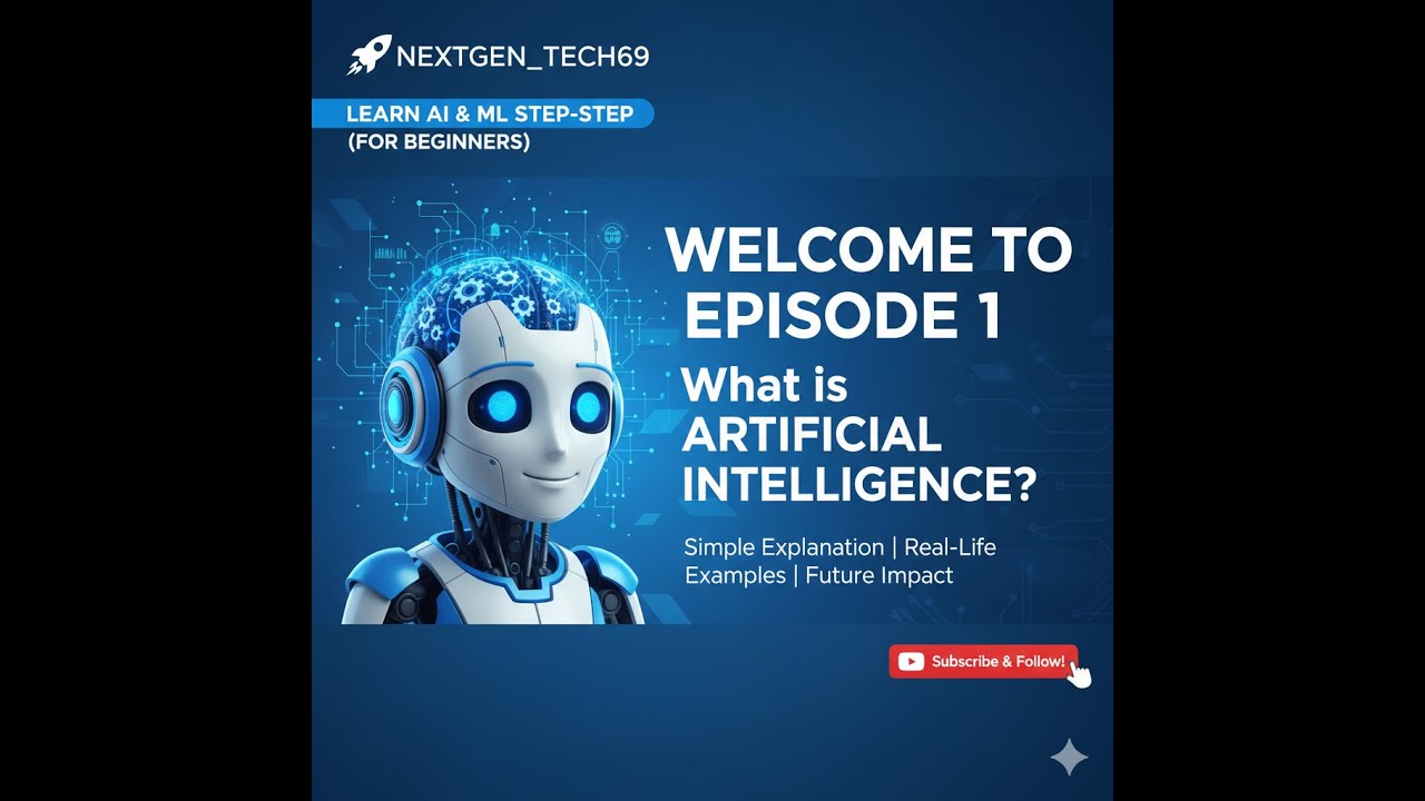 What is AI? Explained in Simple Words 🤖 | AI Learning Ep1 - YouTube
