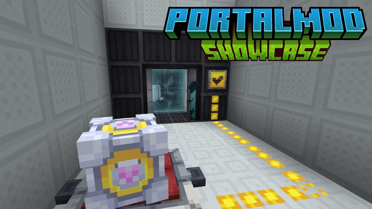 This Mod Adds PORTAL Into MINECRAFT (PortalMod) - YouTube