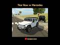 Thar Roxx vs Mercedes ~ Tug of War🔥| indian vehicles simulator 3d game #tugofwar #tharrox #cargame