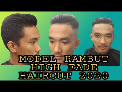  MODEL RAMBUT HIGH FADE  HAIRCUT 2021 YouTube