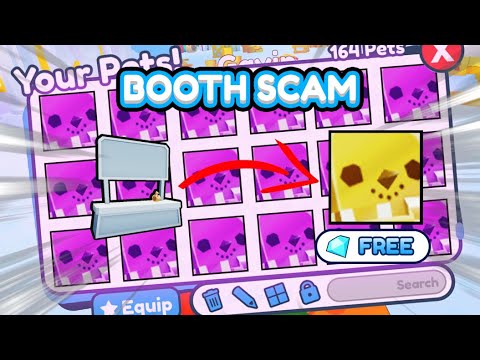 BOOTH SCAM SCRIPT FREE | PET SIM X | PSX | BEST ONE | FIRST EVER WORKING | PASTE BIN