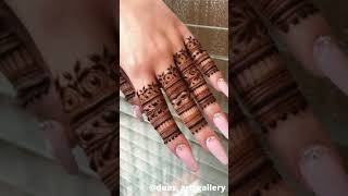 Latest & Trendy Fingers Mehndi Design Collections 2021 | #Shorts