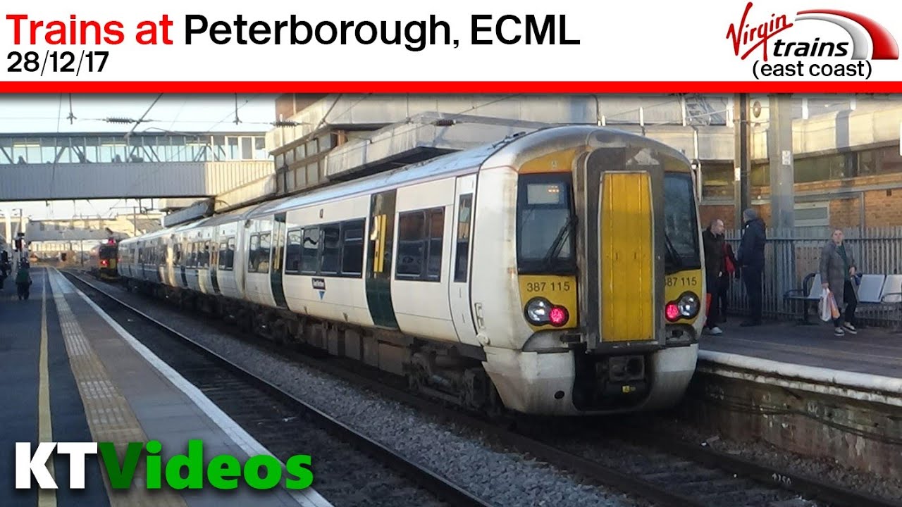 Trains at Peterborough, ECML 28/12/17 YouTube