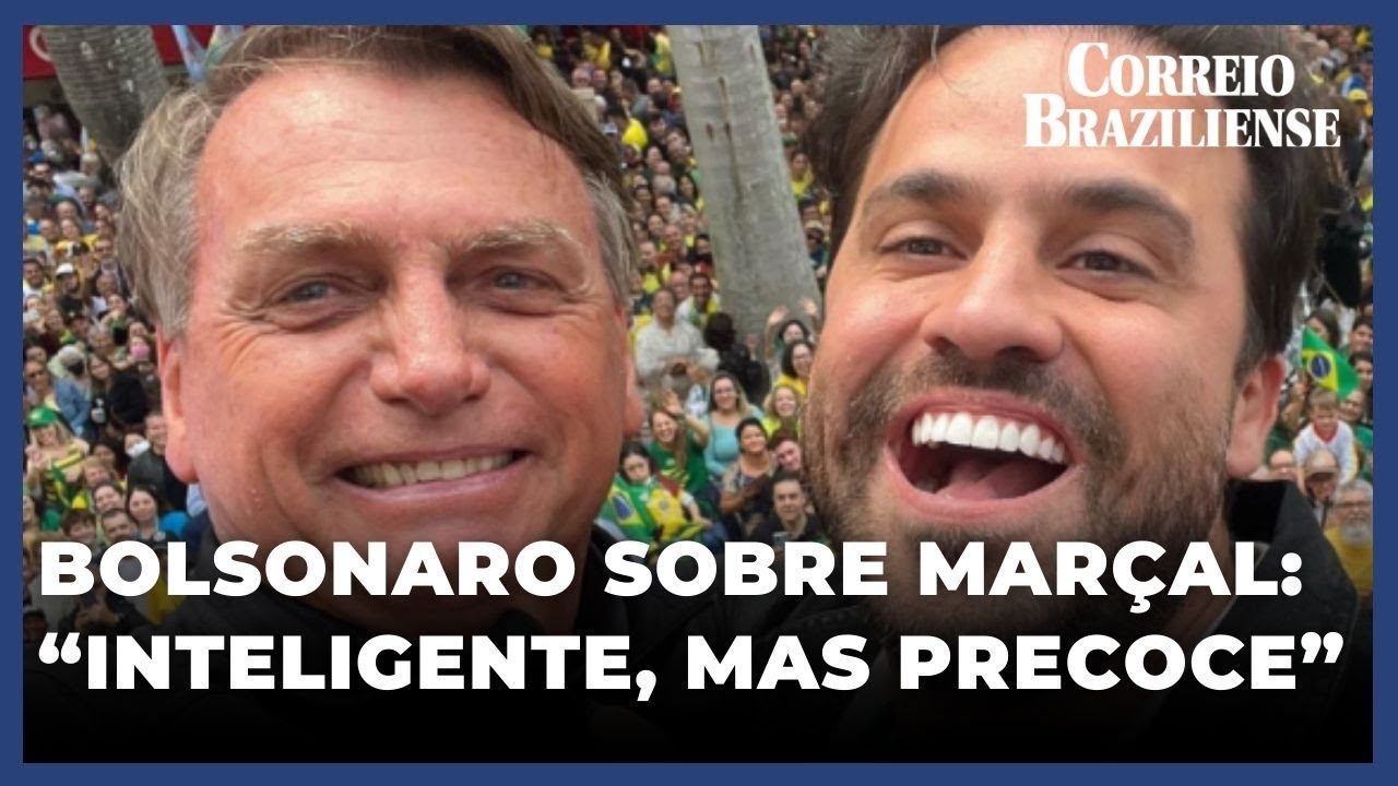Bolsonaro sobre Marçal: 'Inteligente, mas precoce'  - 
