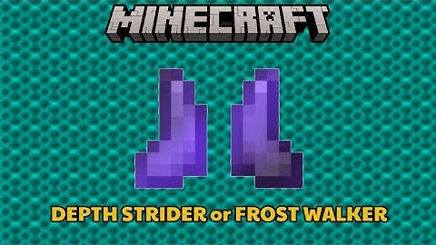 Depth Strider vs Frost Walker | Who is more efficient | #12