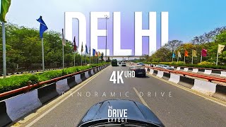 Drive Tour New Delhi | Lutyens’ Delhi - Chanakyapuri | 4K UHD