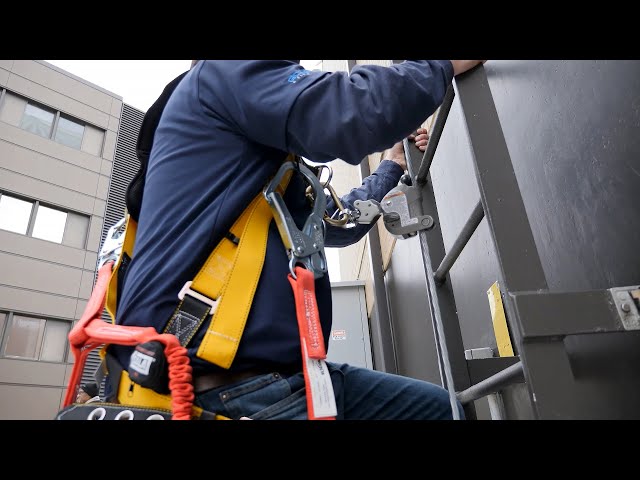 How to Use the DBI-SALA Lad-Saf Vertical Lifeline System class=