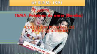 Video thumbnail of "ANITA LUCIA PROAÑO - PALABRAS DE AMOR (Bomba) 45 R.P.M. 1991"