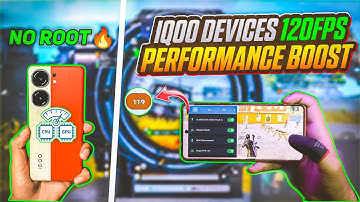 [ NO ROOT/PC ] Get Stable 120FPS + PING🔥 In Any IQOO Gaming Devices | BGMI Bullet Registration Fix🔥