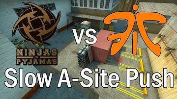 CS:GO NiP vs Fnatic - A-site Push on de_cache