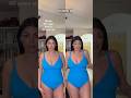 Popilush Shaping One-Piece Swimsuit | Built-in Shapewear Try-On