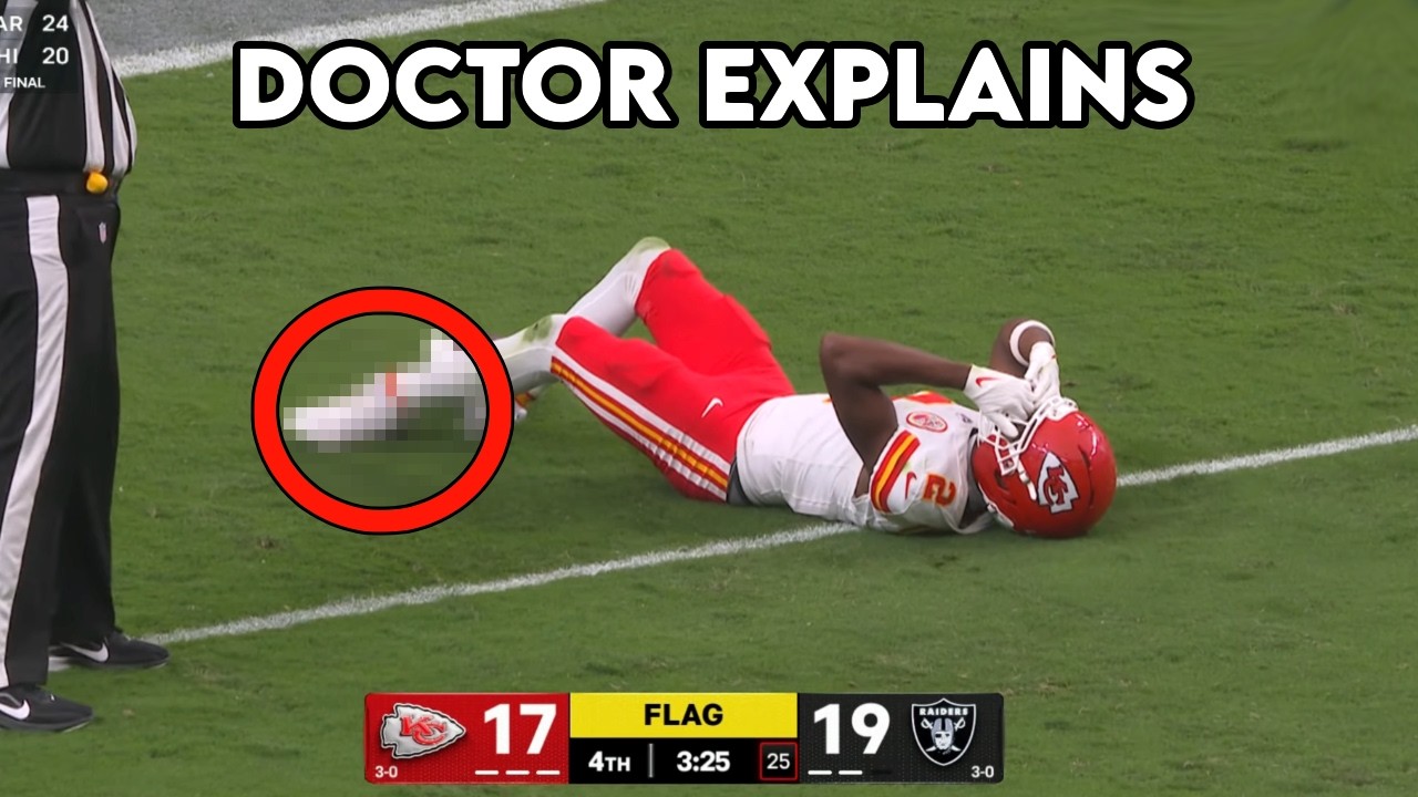 Tyquan Thornton Horrific Ankle Injury After Big Catch ...