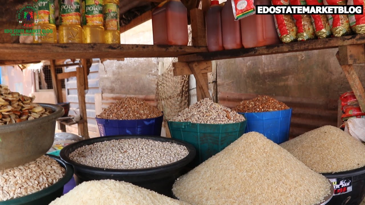 LATEST PRICE OF FOOD ITEMS AT SANTANA MARKETS AT SAPELE ROAD BENIN CITY