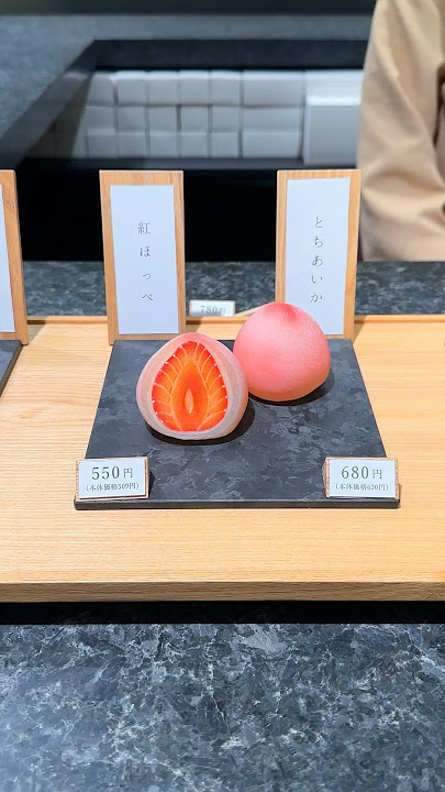 Trying strawberry daifuku in Japan! 🍓 #japan #mochi #japanesefood