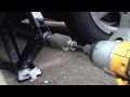 Jacking up a Car the Easy Way - Using Impact Wrench