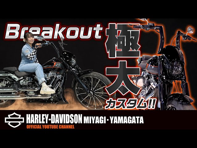 ハーレーダビッドソン】ブレイクアウト最新カスタム！！流行りの2