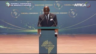 Afreximbank : Dr. George Elombi Pays Farewell Tribute to Outgoing President Benedict Oramah in Egypt