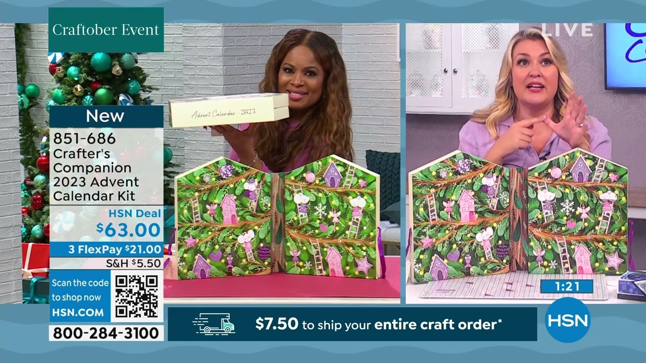 Crafter's Companion 2023 Advent Calendar Kit - YouTube