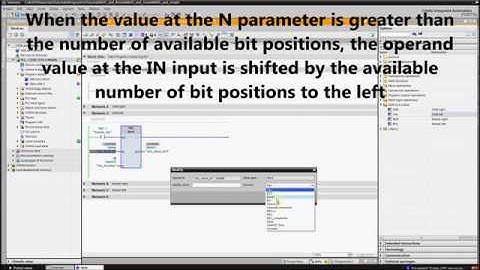 PLC programming tutorial TIA Portal - 12. Shift and rotate (Part 1/2)