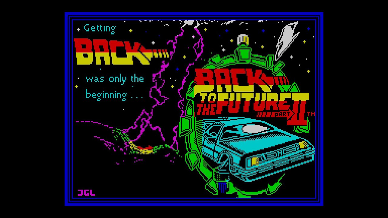 Back to the Future II #4K #HQ intro + music themes + gameplay ZX