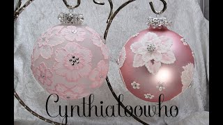 Brush Embroidery Christmas Ornament Day 82021