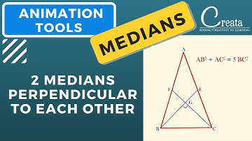 AB 2 + AC 2 =5BC 2 | Triangle with two Medians as perpendicular to each other| CRAETA CLASSES