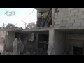 الدمار الهائل الذي لحق بحي