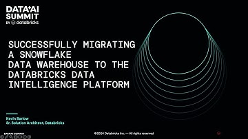 Successfully Migrating a Snowflake Data Warehouse to the Databricks Data Intelligence Platform