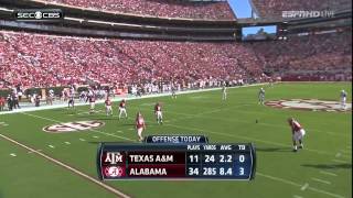 #7 Alabama vs #21 Texas A&M 2014 (1st Half)