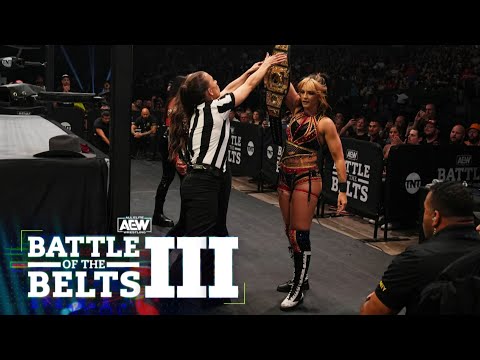 The AEW Females's Champ Insist Rosa and Jamie Hayter Trip To Battle | AEW Fight of the Belts III, 8/622