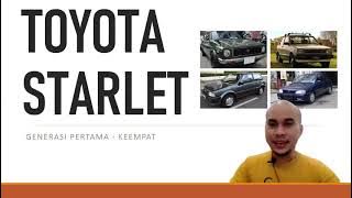 5 Menit Sejarah Mobil | Sejarah Toyota Starlet di Indonesia | Starlet Kapsul Starlet Kotak Keren