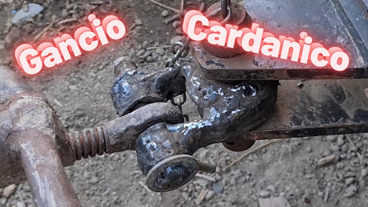 Come fare GANCIO TRAINO CARDANICO per Motocarriola Tutorial 2°