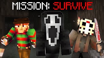 Surviving 100 Days Against The SCARIEST Horror Movie Monsters in Minecraft!