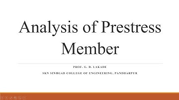 Analysis of Prestress Member (Part-1)
