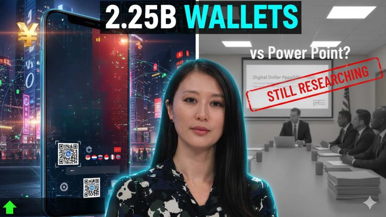 China's CBDC Revolution 2 25 BILLION Wallets vs America's    PowerPoint