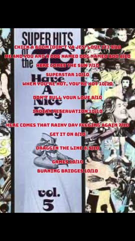 Super Hits Vol. 5 Review #music #rock #oldies #nostalgia #70s #classicpop