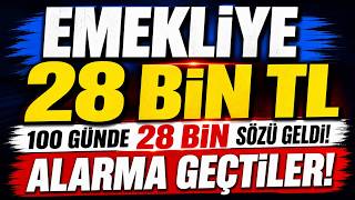 Yariş Başladi: Emekli̇ye 100 Günde 28 Bi̇n Sözü: İki̇ Taraf Alarma Geçti̇